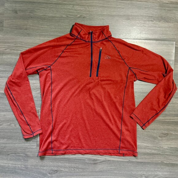 L.L. Bean Men's Quick Dry Trail Tee 1/4 Zip - Picture 1 of 6